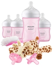 Philips  Natural Baby Bottle with Natural Response Nipple, Pink Baby Gift Set wi