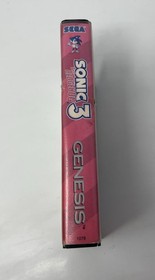 Sonic the Hedgehog 3, Sega Genesis In Box No Manual Authentic Tested Working