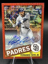 2020 Topps Update Silver Pack 1985 Topps RED FERNANDO TATIS Jr *4/5* Auto