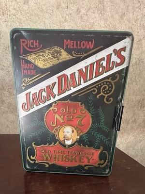 VINTAGE Jack Daniels Old No. 7 Tennessee Whiskey Metal Container
