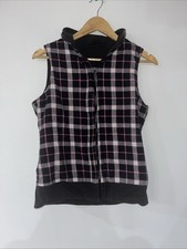 Boxercraft Girl Black  Pink Checkered Reversible Vest The Nutmeg Theater