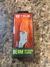 TRUE BERM KEYCHAIN FLIPPER KNIFE ORANGE NEW IN BOX
