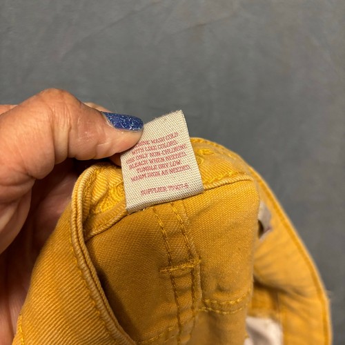 Arizona Jeans Super Skinny Mustard Stretchy Comfy Casual Skater Juniors 11 Artsy - Picture 14 of 14