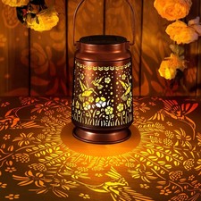Solar Lanterns Outdoor Waterproof Gifts for Women Grandma Gifts for Mom Hummi...