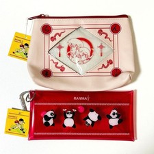Juego de bolsa y estuche transparente Ranma 1/2, sin usar, artículos para personajes