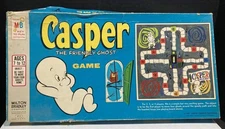 1959 Casper The Friendly Ghost Board Game Milton Bradley Vintage - Incomplete