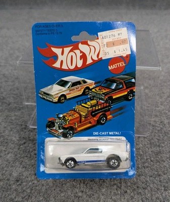 VINTAGE (1981) 1982 Hot Wheels MUSTANG STOCKER WHITE 7644 SEALED