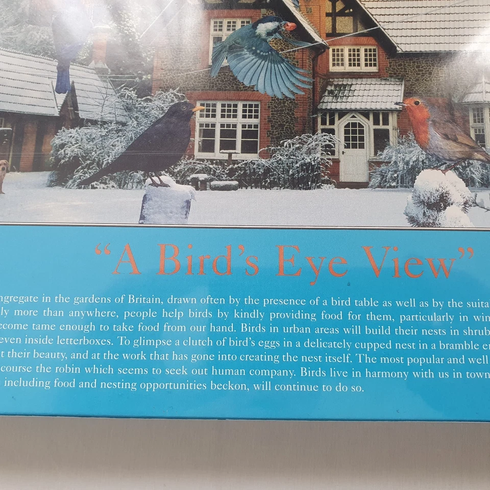A BIRDS EYE VIEW 1000 Piece Deluxe Jigsaw Puzzle British Birds New & Sealed - Image 2 of 4