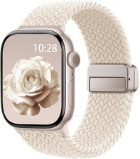 Braided Stretchy Band Compatible with Apple Watch Bands 38mm 40mm 41mm 42mm 44mm