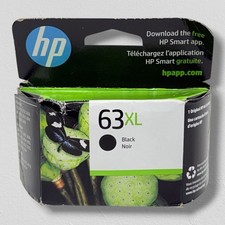 HP 63XL Single Ink Cartridge - Black Exp.08/2026 