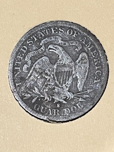 1877-S Seated Quarter - Picture 2 of 2