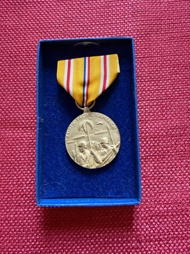 US Navy Military Asiatic-Pacific Theatre Campaign Medal -WW2 -U S Mint