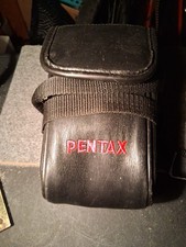 Pentax Black Leather Camera Case with Strap