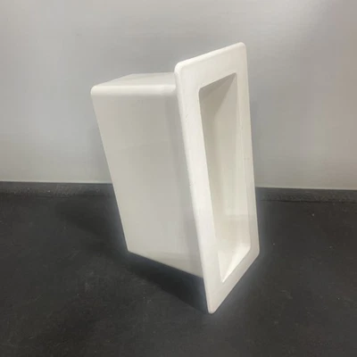 LMT Mercer Group 2" x 6" x 4" Vinyl Fence Gate Socket White