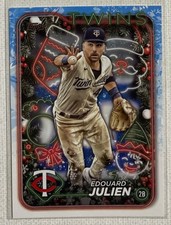 2024 Topps Holiday Baseball Edouard Julien RC Card #H174 Complete Your Set! ⚾️