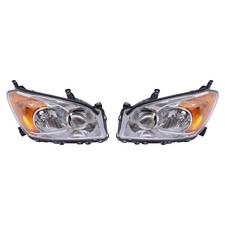 Headlight Assembly for 2009-2012 Rav-4 Driver Left Passenger Right Headlamp Pair