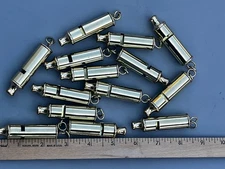Ten Brass Police Bobby Whistle Not Acme Brand Brand New receive ten whistles