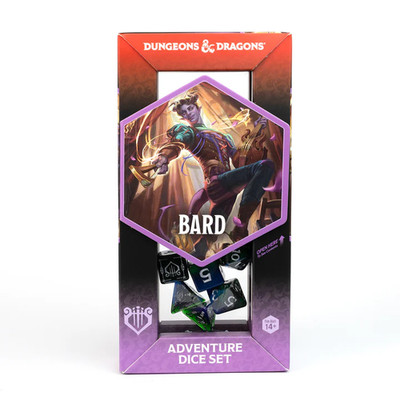 Sirius Dice: D&D Adventure Dice: Bard Blue Refresh