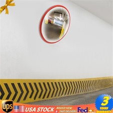 18" Wide Angle Security Curved Convex Road Mirror Traffic Corner Safety Parking