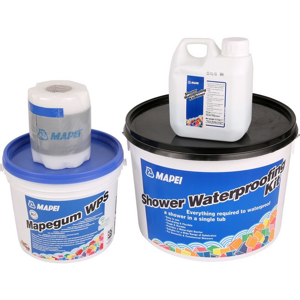 Mapei Shower Waterproofing Kit Ideal for Bathrooms and Wetrooms - Image 3