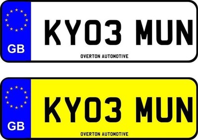 PRIVATE PERSONAL REGISTRATION NUMBER KY03 MUN (TRANSFER FEE INCLUDED)