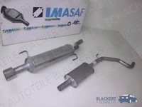 Imasaf Auspuffset Ab Kat für Fiat Punto+Grande Punto Sport 1.9 TD MJT 05-