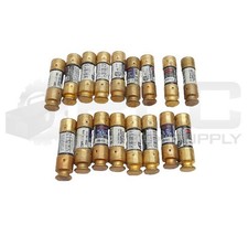 LOT OF 17 BUSSMANN FRN-R-6 TIME DELAY FUSE 6A 250VAC