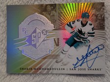 2024-25 Spx - Finite Rookies Shakir Mukhamadullin #F-50 Silver Spectrum Auto /99