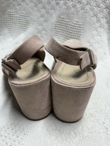 Vionic Women's Plaza Nareen Suede Slingback Heel Shoes Size 11 Dusty Rose Pink - Picture 9 of 15