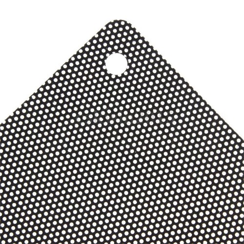 5PCS 120mm Cuttable Black PVC PC Fan Dust Filter Dustproof Case Computer M&I4 - Afbeelding 3 van 6