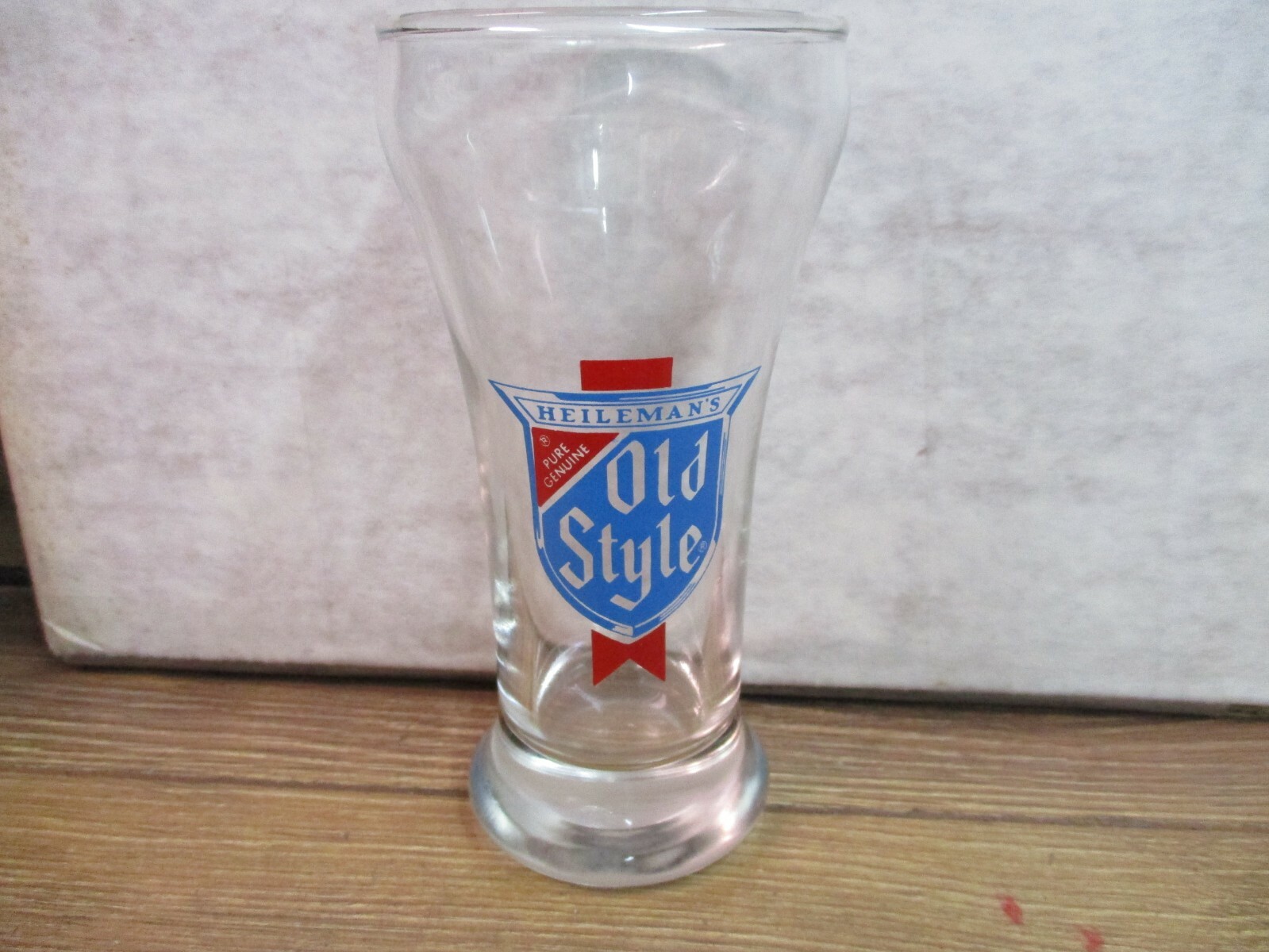 Vintage OLD STYLE Beer Bar Glass HEILEMANS BREWERY eBay