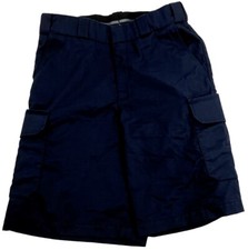 NWOT MENS 32 ELBECO TEK3 POLY/COTTON TWILL CARGO 10" SHORTS E2824 MIDNIGHT NAVY