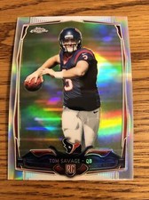 Tom Savage RC 2014 Topps Chrome Refractor Texans #139    *7005*
