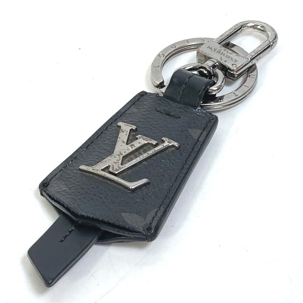 LOUIS VUITTON Calfskin Shape Dragonne Bag Charm Key Holder 804986