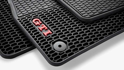 Original VW Golf 7 5G GTI Gummimatten Gummifußmatten 4 teilig schwarz Waben