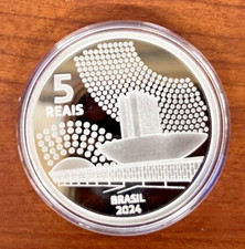 Brazil 5 Reais coin 2024 - 40mm - commemorative silver coin - .999 - 28g