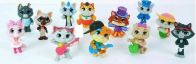 44 Katzen Figuren Bidoncini Verdi-Fleur-Pilou-Blister-Scab-Milady-Cato-Igor
