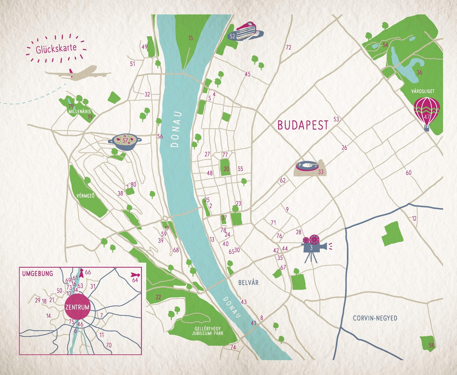Thumbnail - Glücksorte In Budapest - Peter Posse - 9783770022342