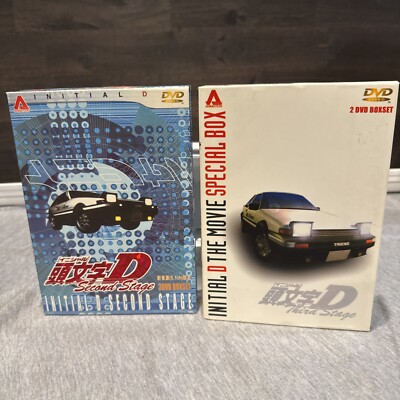 Initial D Series Collection Stage 2&3 DVD Box Set ALL Region Code 