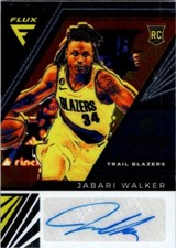 2022-23 Panini Flux Rookie RC Signatures Auto #FRS-JBK Jabari Walker