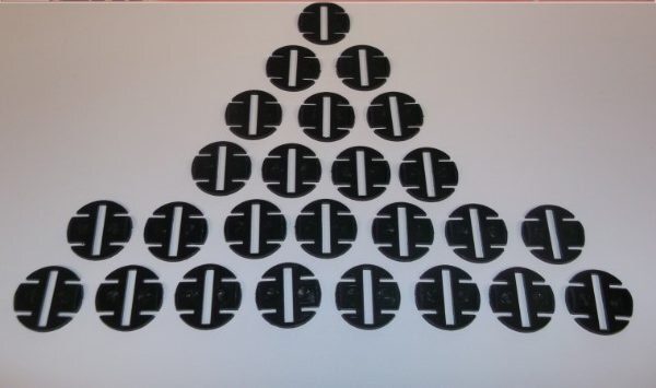 Greenhills Braid Plates x 25 for Scalextric - NEW - G2078