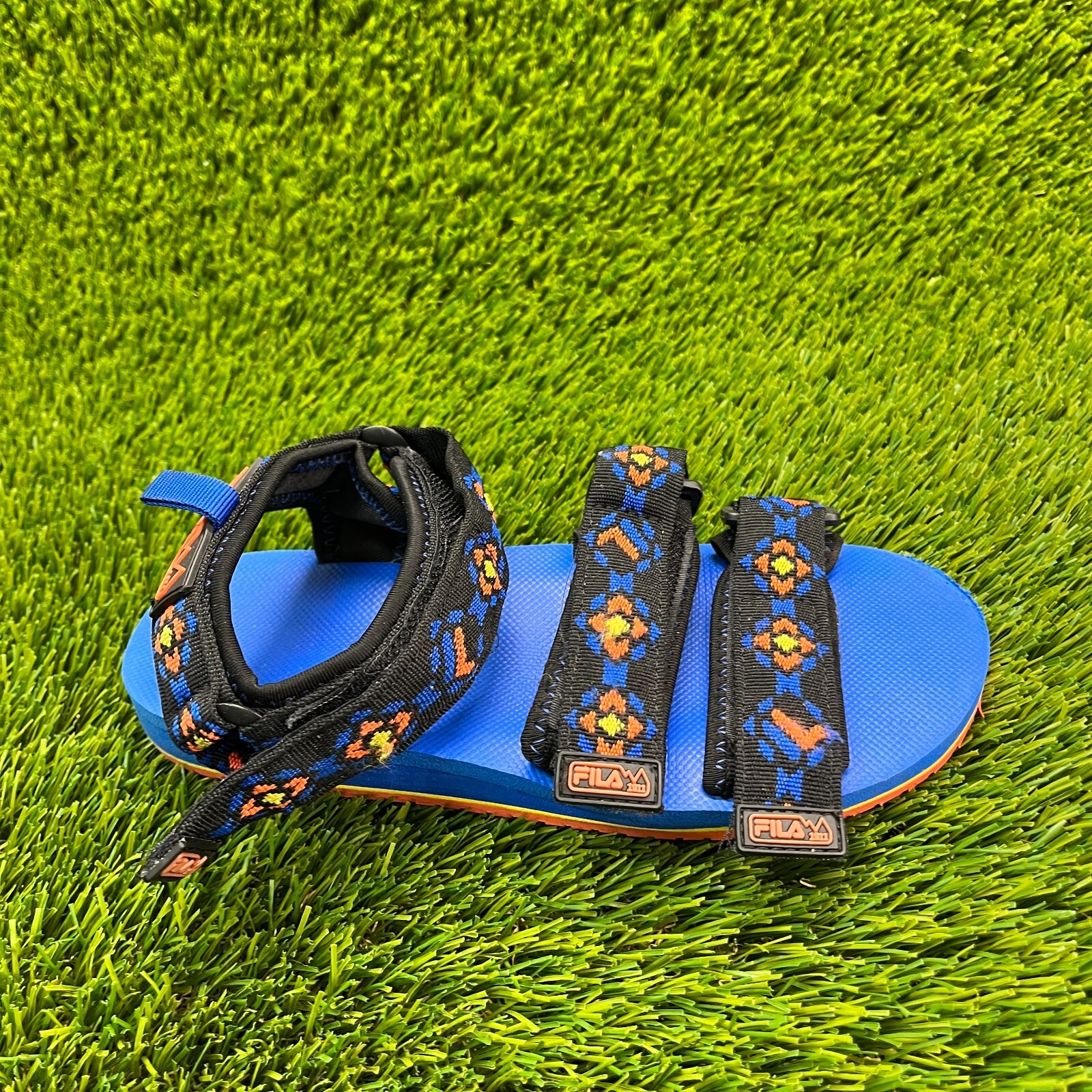 Sandali sportivi Fila Drifter TS donna taglia 6 nero blu spiaggia passeggio outdoor