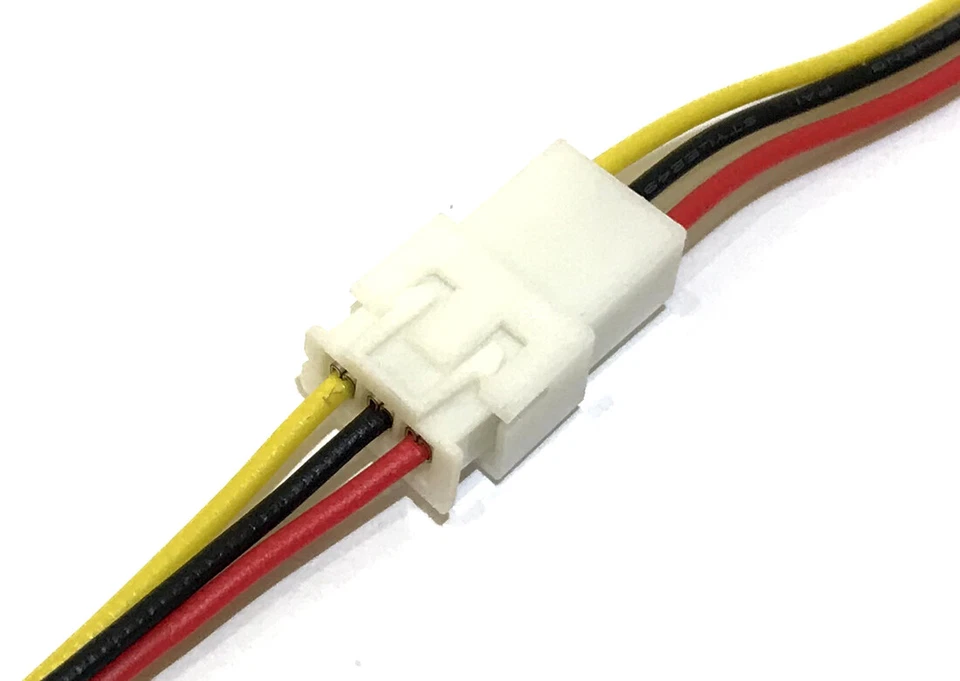 XH 2.5mm 3-Pin Male Female Connector Housing Socket Adapter 20cm lead wire 5 Set - Image 2 of 4