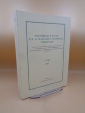 Documenti e studi sulla tradizione filosofica medievale vol XVIII