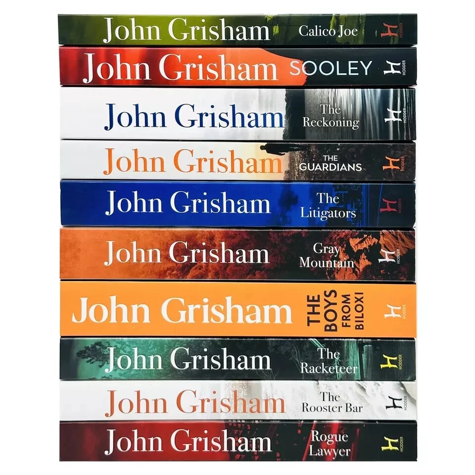 John Grisham 10 Books Collection Set The Boys From Biloxi,The Reckoning,The  Lit - Image 2 of 3