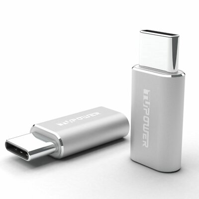 A04 für Huawei P40 P30 Pro Mate 40 30 20 Pro USB C Adapter auf Micro USB 2St.