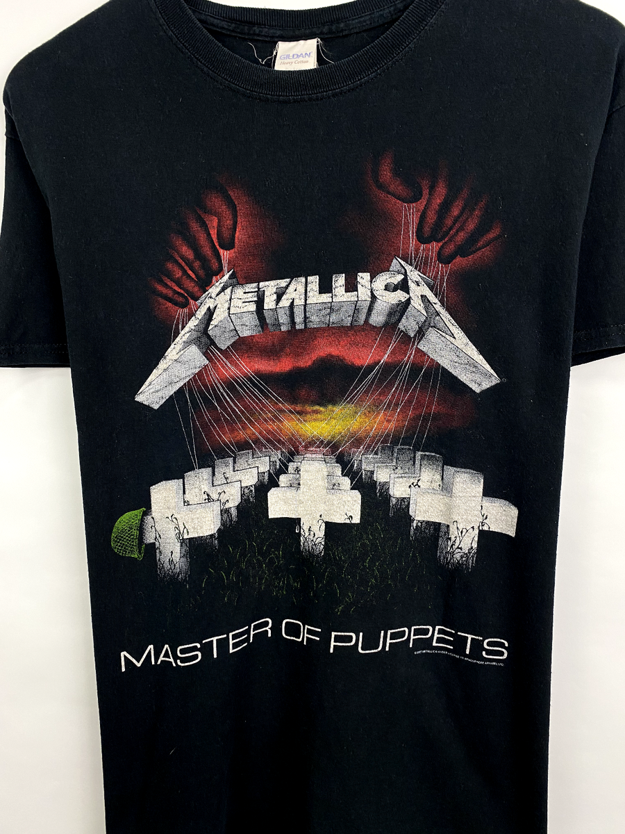 💀 Vintage Metallica Master Of Puppets Rock Band t-shirt 2007 size