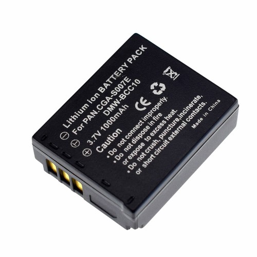 2X Batería para Panasonic Lumix DMC-TZ1 TZ15 DE-A25 CGA-S007E DMC-TZ3K DMC-TZ4S - Imagen 4 de 10