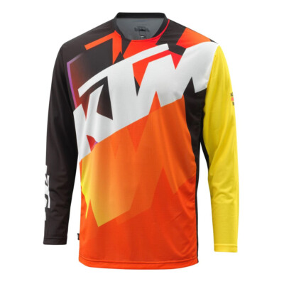 #ad KTM Pounce Black and Orange Off Road MX Jersey Men#x27;s Sizes SM XL $24.99