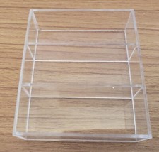 Acrylic shelves shelving 1:12th scale dolls house furniture cakes bakery TALL